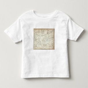 Kaart van de "back" - nederzettingen kinder shirts