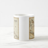  kaart van de Bahama's (1823) Koffiemok (Center)