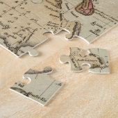  kaart van de Bahama's (1823) Legpuzzel (Zijkant)