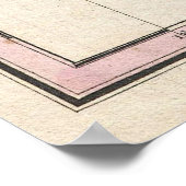 kaart van de Balkan (1827) Poster (Hoek)