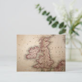 Kaart van de Britse eilanden (Staand voorkant)