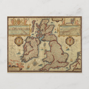  kaart van de Britse eilanden, 1552 - 1629