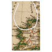 Kaart van de Britse eilanden Klein Cadeauzakje (Achterkant)