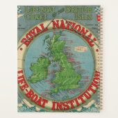 Kaart van de Britse eilanden - Life-Boat-kaart Planner (Achterkant)