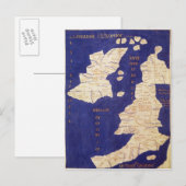 Kaart van de Britse eilanden, uit "Geographia" (Voorkant / Achterkant)