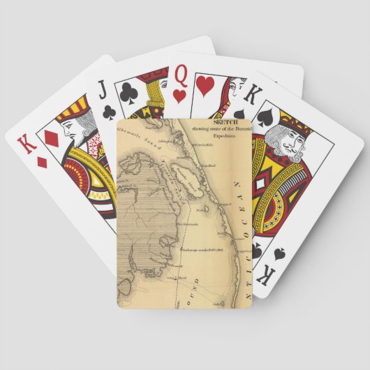 kaart van de buitenbanken (1862) (Achterkant)