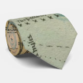  Kaart van de Burgeroorlog van Charleston SC (1865 Stropdas (Opgerold)