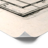  kaart van de Canarische Eilanden (1656) Poster (Hoek)