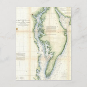  kaart van de Chesapeake Bay