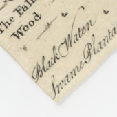  kaart van de Chesapeake Bay (1752) Fleece Deken (Hoek)