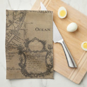  kaart van de Chesapeake Bay (1778) Theedoek (Quarter Fold)