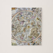 Kaart van de Christelijke constellaties zoals die Legpuzzel (Verticaal)