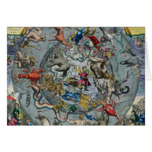 Kaart van de Constellaties van het Noorden