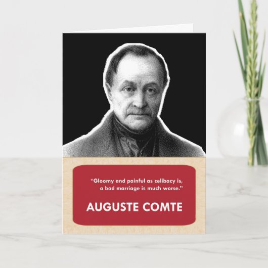 Kaart van de Dag van Comte van Auguste de (Voorkant)