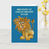 Kaart van de Dag van de Vaders van werelden de (Gele Bloem)