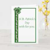 Kaart van de Dag van LDS Missionary St Patrick (Gele Bloem)