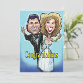 Kaart van de dolladolk van de bruiloft (Staand voorkant)