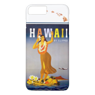 Kaart van de Eilanden van de vintage Kunst van iPhone 8 Plus / 7 Plus Hoesje