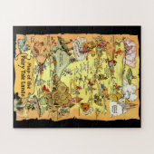 Kaart van de Fairy Tale Lands Legpuzzel (Horizontaal)