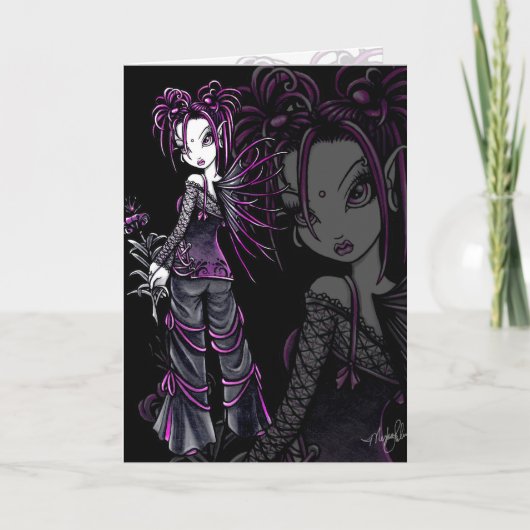 Kaart van de Fee van de Bloem van de Valentijnsdag (Voorkant)