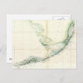  kaart van de Florida Keys (1859) (Voorkant / Achterkant)
