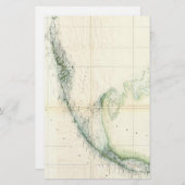  kaart van de Florida Keys (1859) (Voorkant / Achterkant)