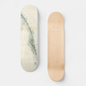 kaart van de Florida Keys (1859) Skateboard (Voorkant)