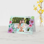 Kaart van de Foto van de herinnering de Moederdag (Gele Bloem)