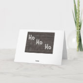 Kaart van de Foto van de Schoen van Kerstmis van (Achterkant)