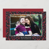 Kaart van de Foto van de Vakantie van de bes de (Voorkant / Achterkant)