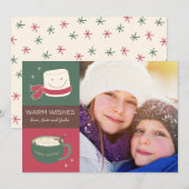 Kaart van de Foto van de Vakantie van de Chocolade (Voorkant / Achterkant)