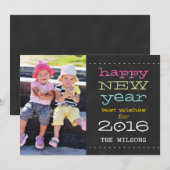 Kaart van de Foto van de Vakantie van het (Voorkant / Achterkant)