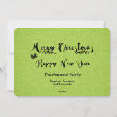 Kaart van de Foto van de Vakantie van het Linnen (Achterkant)