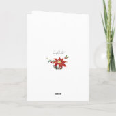 Kaart van de Foto van de Vakantie van Kerstmis de (Achterkant)