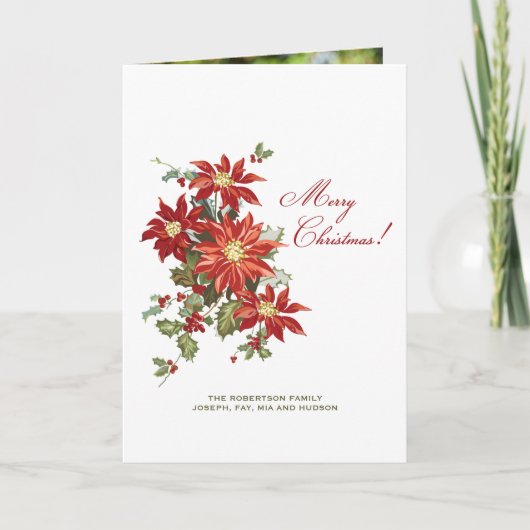 Kaart van de Foto van de Vakantie van Kerstmis de (Voorkant)