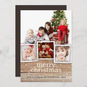 Kaart van de Foto van Kerstmis van het land de (Voorkant / Achterkant)