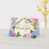 Kaart van de Franse verjaardag (Gele Bloem)