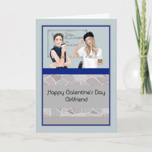 Kaart van de Galentinedag voor speciaal Vriendin