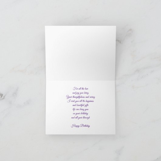 Kaart van de geboorte - Orchideeën (Binnen)