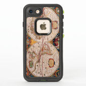 kaart van de gekende wereld 1630 (Achterkant)