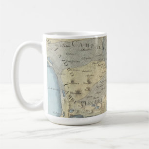 Kaart van de Golf van Napels en omgeving Koffiemok