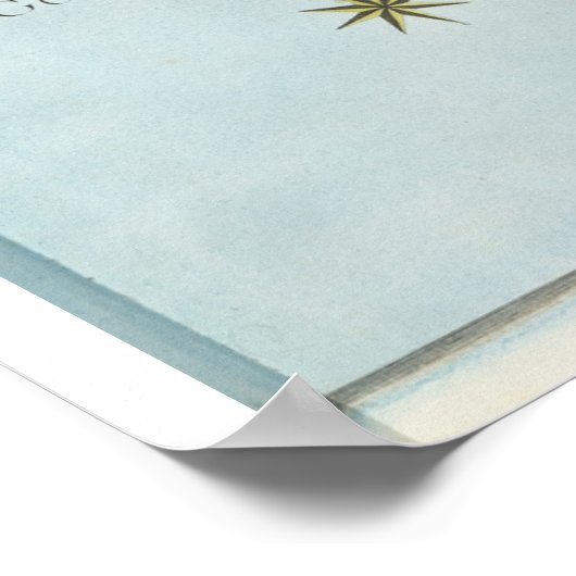 Kaart van de Golf van Napels en omgeving Poster (Hoek)