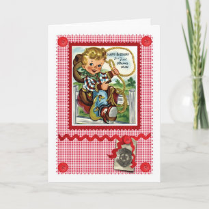 KAART VAN DE GROETEN VAN DE JAREN '50 DE LEUKE