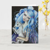 Kaart van de Groeten van Evangeline & van de Lelie (Gele Bloem)