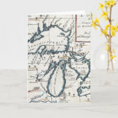  kaart van de Grote Meren (1696) (Gele Bloem)