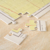  kaart van de Grote Meren (1966) Legpuzzel (Zijkant)