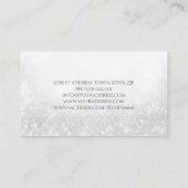 Kaart van de juwelenontwerper van de mousserende d visitekaartje (Achterkant)