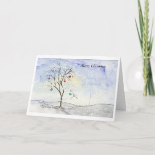 Kaart van de Kerstboom van de ham de Radio met