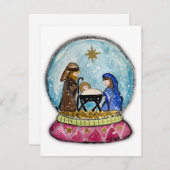 Kaart van de kerstvakantie (Voorkant / Achterkant)