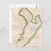  kaart van de kuststrook van Tampa (1855) (Voorkant / Achterkant)